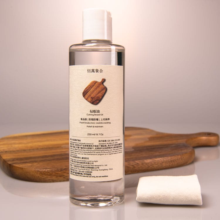 Private label cutting board oil - low viscosity food-grade formula for wood care