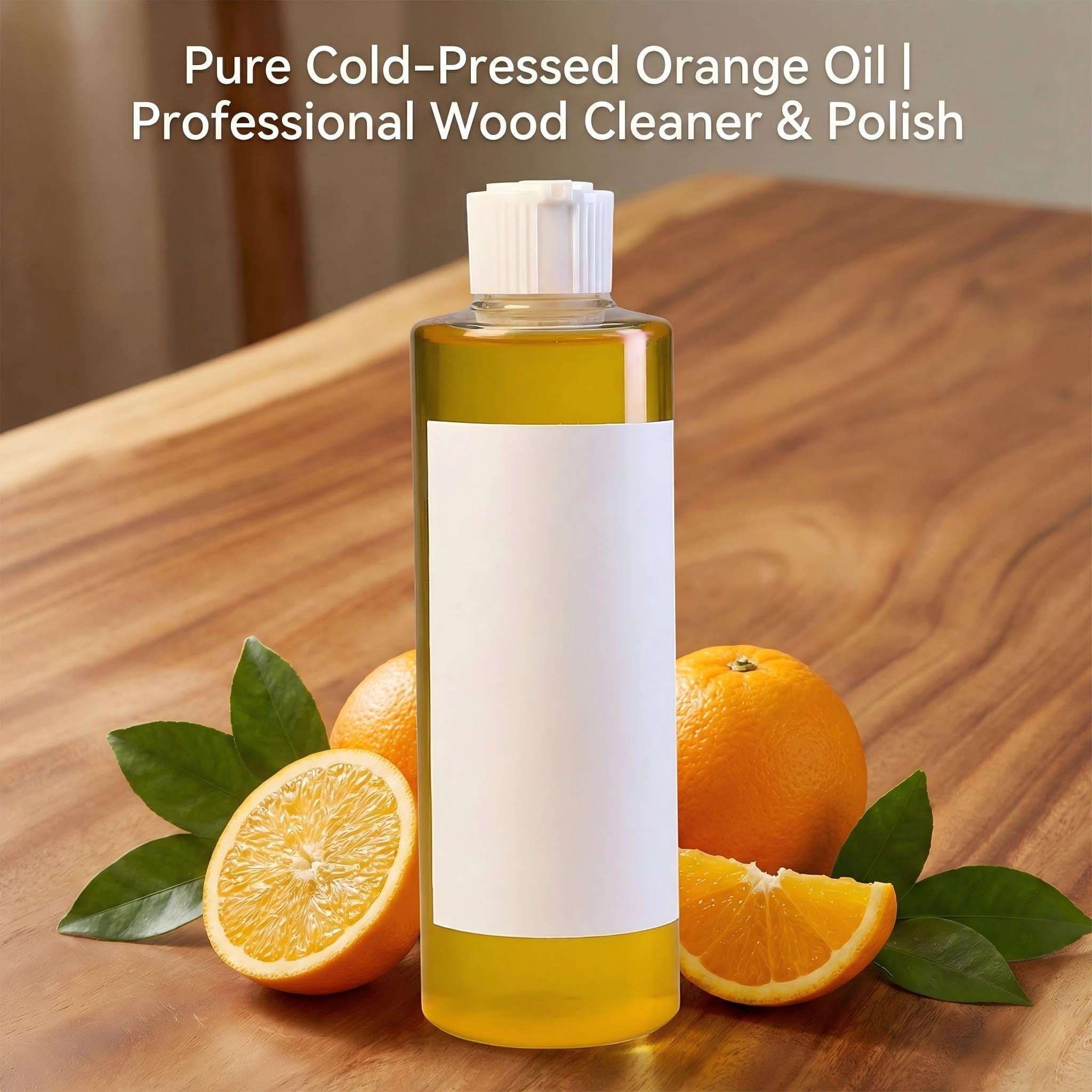 Natural orange oil wood polish for private label manufacturing - cabinet cleaner formula